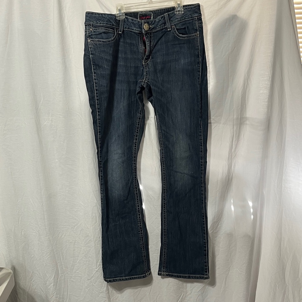 Wrangler Dark Blue Bootcut Jeans